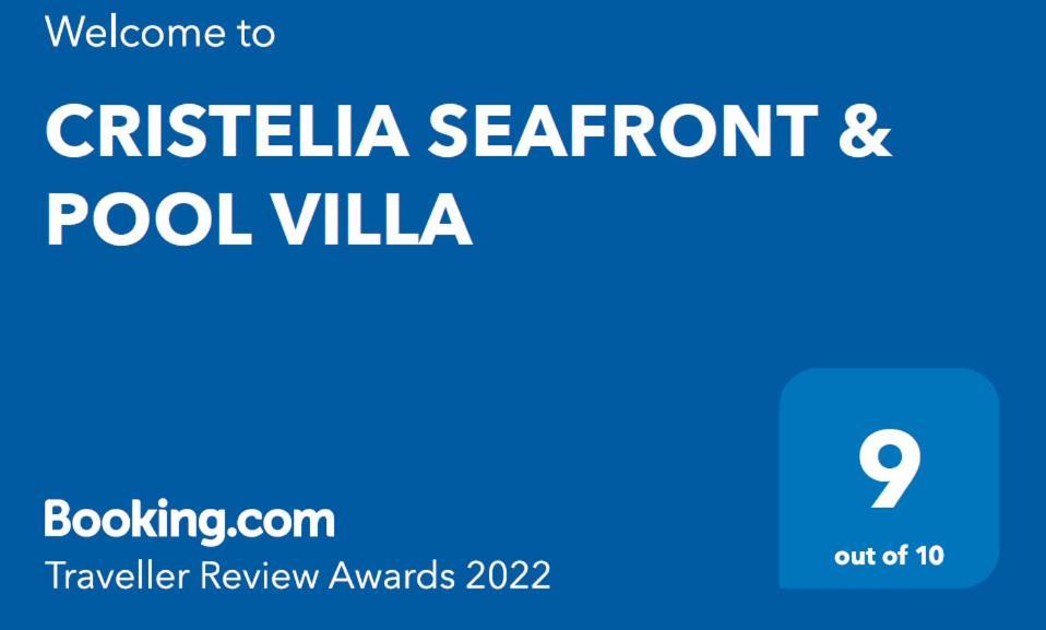 Cristelia Seafront & Pool Villa Lakhania Eksteriør billede