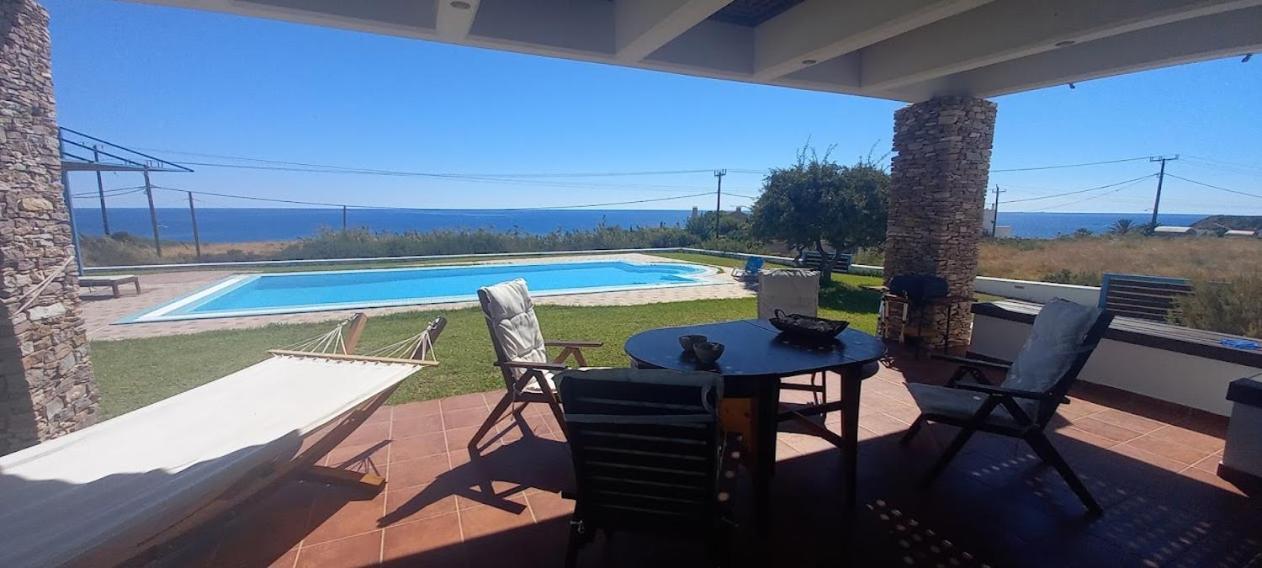 Cristelia Seafront & Pool Villa Lakhania Eksteriør billede