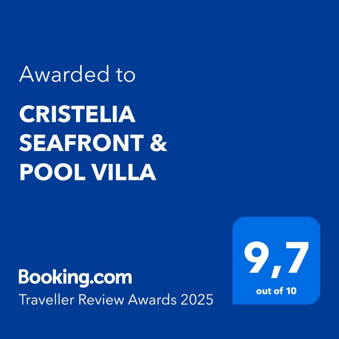 Cristelia Seafront & Pool Villa Lakhania Eksteriør billede